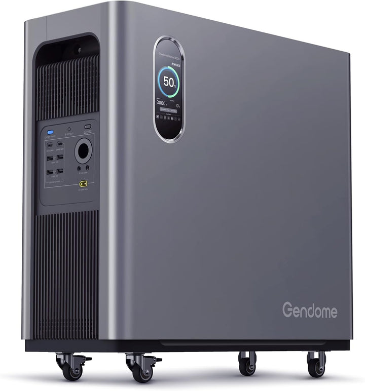 Gendome - Estación de energía portátil Home3000, batería LiFePO\u20...