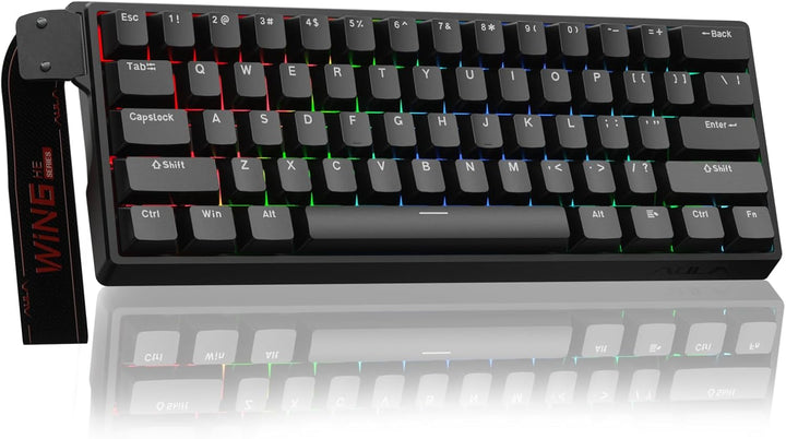 Aula WIN60 HE - Teclado mecánico para juegos 60% con cable, interru...