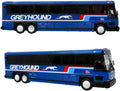 Iconic Replicas 2001 MCI D4000 Entrenador Greyhound Blue