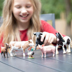 Schleich Farm World - Juego de 6 piezas de animales de granja - Niños a