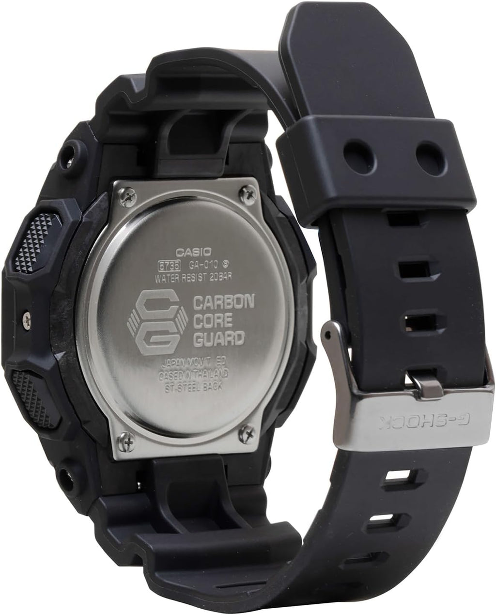 G-Shock Casio GA-010-1A1 Reloj analógico-digital con correa de resina negra