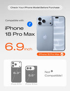 MAGIC JOHN Privacidad mejorada para iPhone 18 Pro Max Protector de pantalla