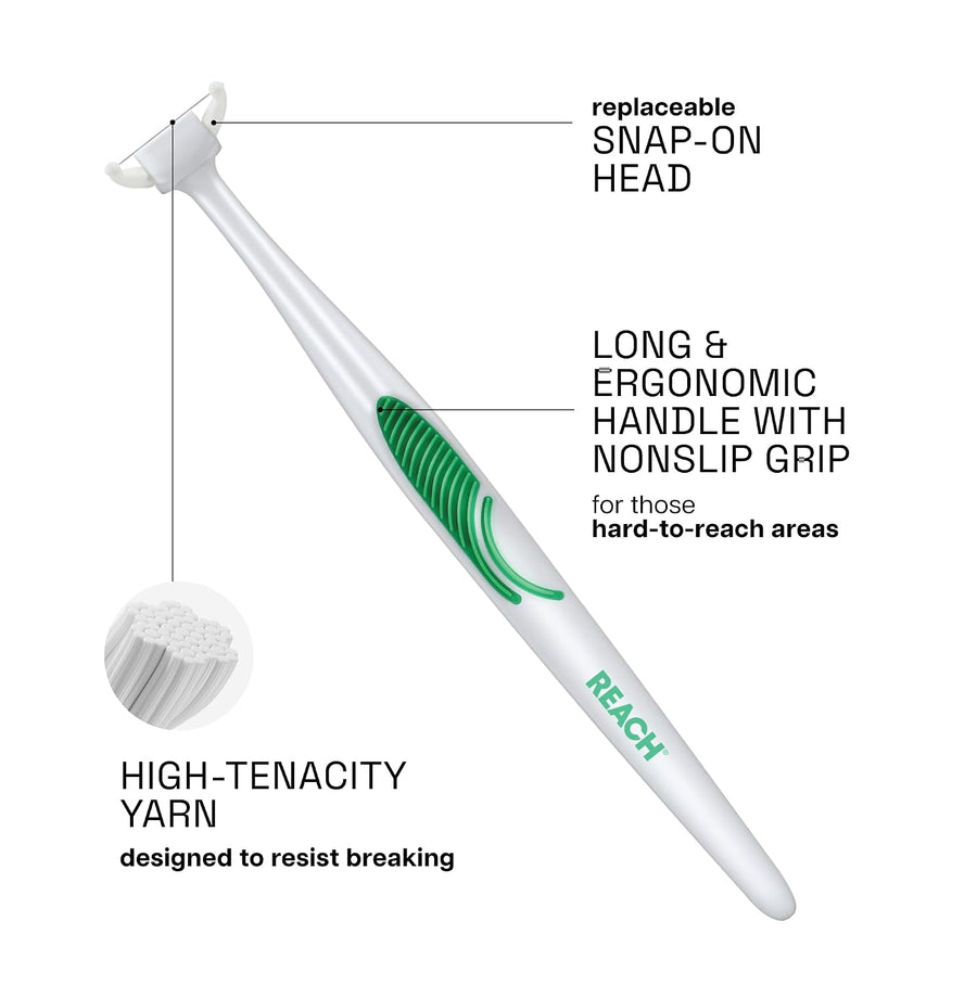 REACH Ultraclean Access - Kit de iniciación de hilo dental, sin sab...