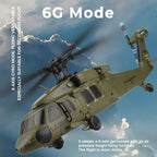 GoolRC Helicóptero RC sin escobillas, helicóptero de control remoto WLtoys K170, avión RC militar de 4 canales con giroscopio de 6 ejes, fácil de volar para adultos y principiantes