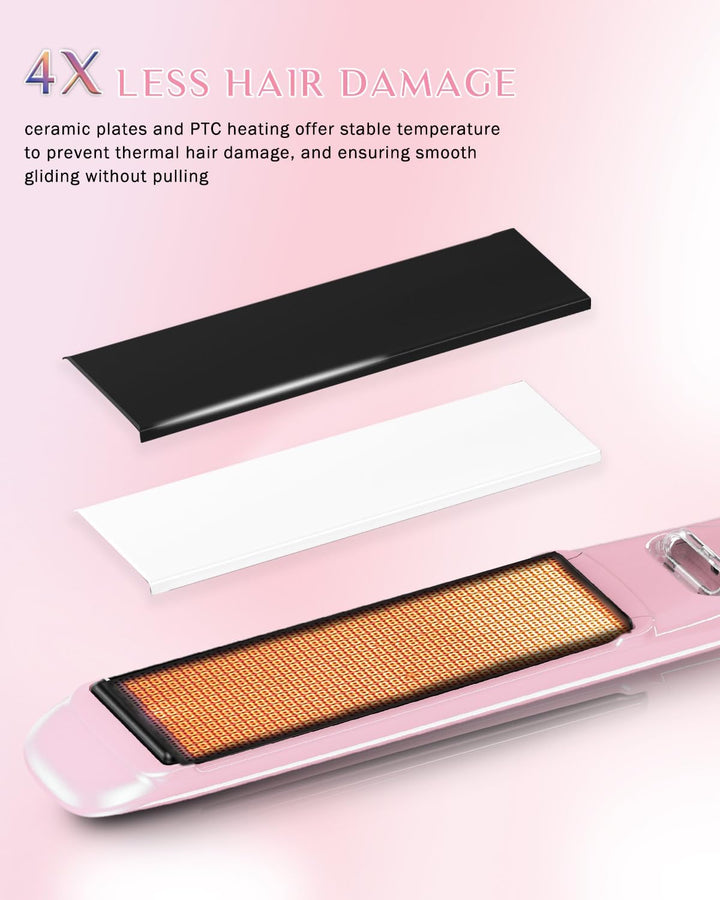 DORISILK Plancha de Cabello Profesional de Alta Temperatura de 500...