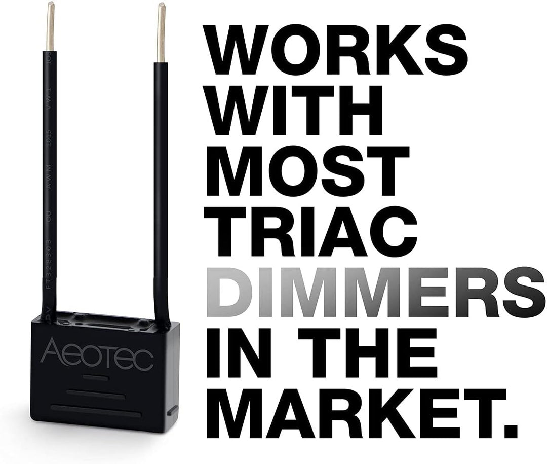 Aeotec ZW150 Nano Dimmer Bypass Resistencia de carga y