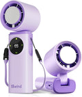SSWind Ventilador de mano portátil de 6000 mAh con refrigeración po...