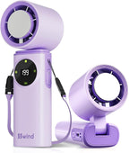 SSWind Ventilador de mano portátil de 6000 mAh con refrigeración po...