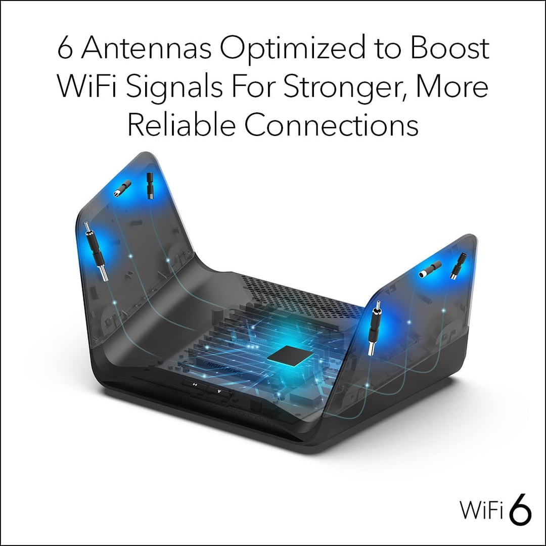 NETGEAR Nighthawk 8-Stream WiFi 6 Router (RAX70) - Características...
