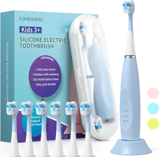 FUMEIKANG Cepillos de dientes eléctricos para niños, cepillo de die...