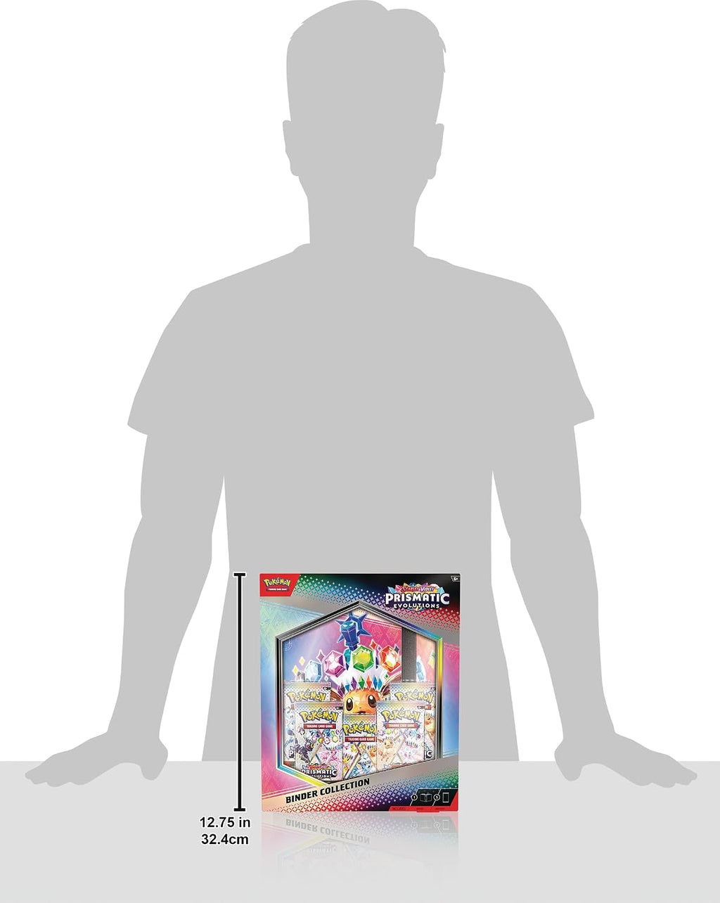Pokemon TCG: colección de carpetas de evoluciones prismáticas escarlata y violeta