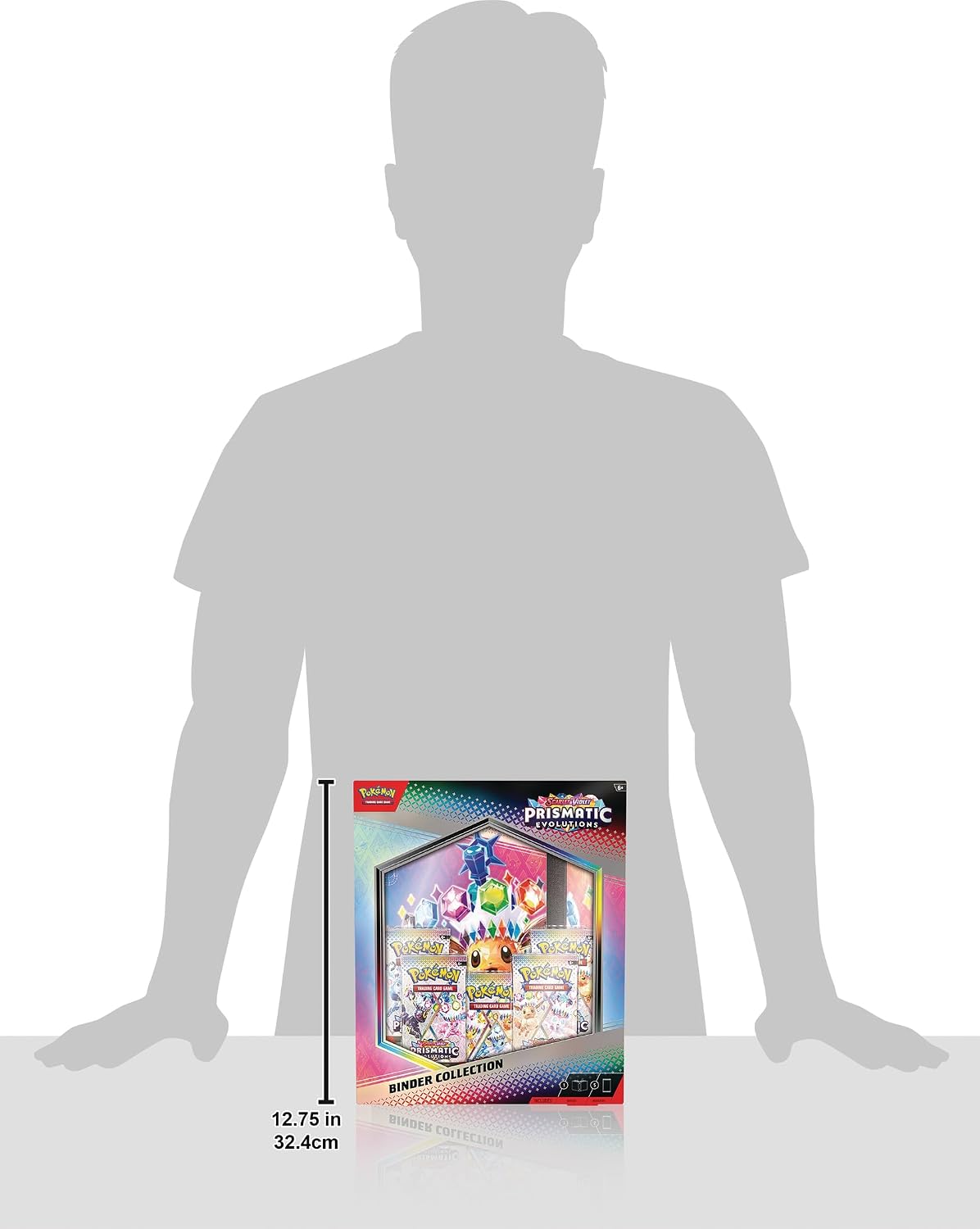 Pokemon TCG: colección de carpetas de evoluciones prismáticas escarlata y violeta