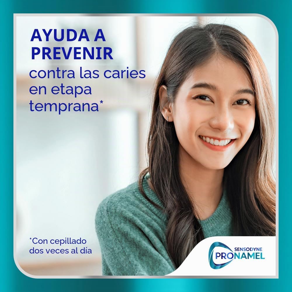 Pasta dental Sensodyne Pronamel para fortalecimiento clínico del es...