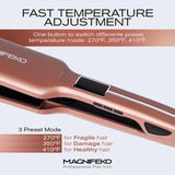 Magnifeko Plancha profesional de plancha plana para el cabello, con...