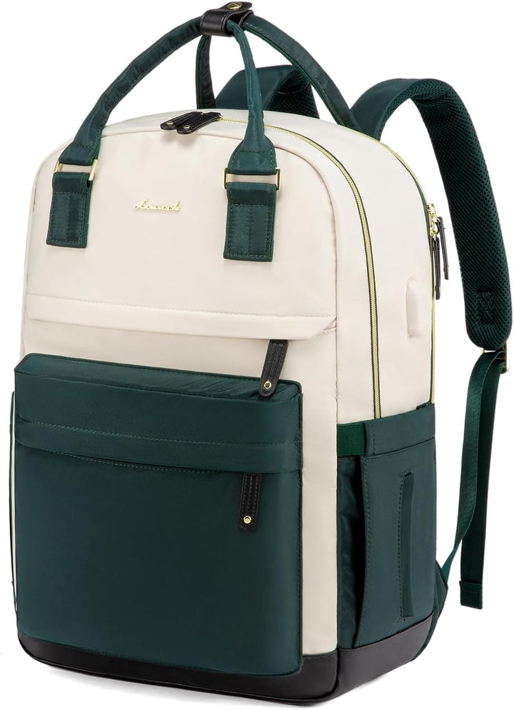LOVEVOOK - Mochila para portátil de viaje para mujer, antirrobo, co...