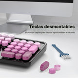 Meidosa Combo de teclado y mouse inalámbricos, 2.4 GHz degradado co...