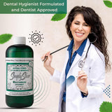 Simply Silver Mouthwash Sabor a menta verde - Fórmula de nano hidro...