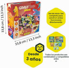 Ravensburger GraviTrax Junior Starter Set L Dino 24586 - Carrera de mármol extensible para niños, hecha de materiales respetuosos con el medio ambiente con mundos temáticos, juguete educativo y de