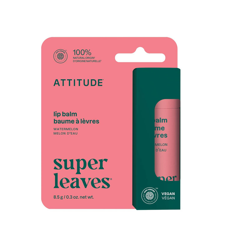 ATTITUDE Bálsamo labial, origen natural, nutre y protege, manteca d...