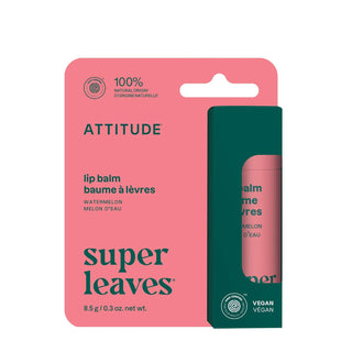 ATTITUDE Bálsamo labial, origen natural, nutre y protege, manteca d...