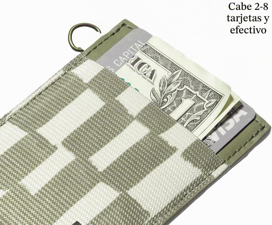Thread Wallets Cartera de cuero minimalista ultradelgada para tarjetas (Scout)