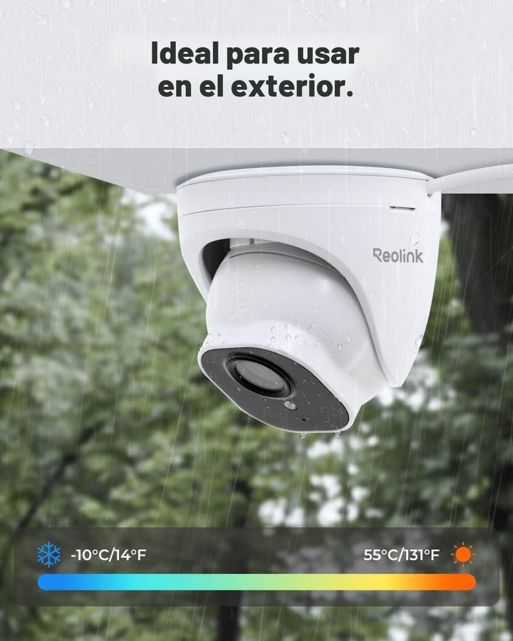 REOLINK Cámara de seguridad para exteriores, cámara de vigilancia I...