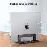 UGREEN Soporte vertical para laptop para escritorio compatible con...