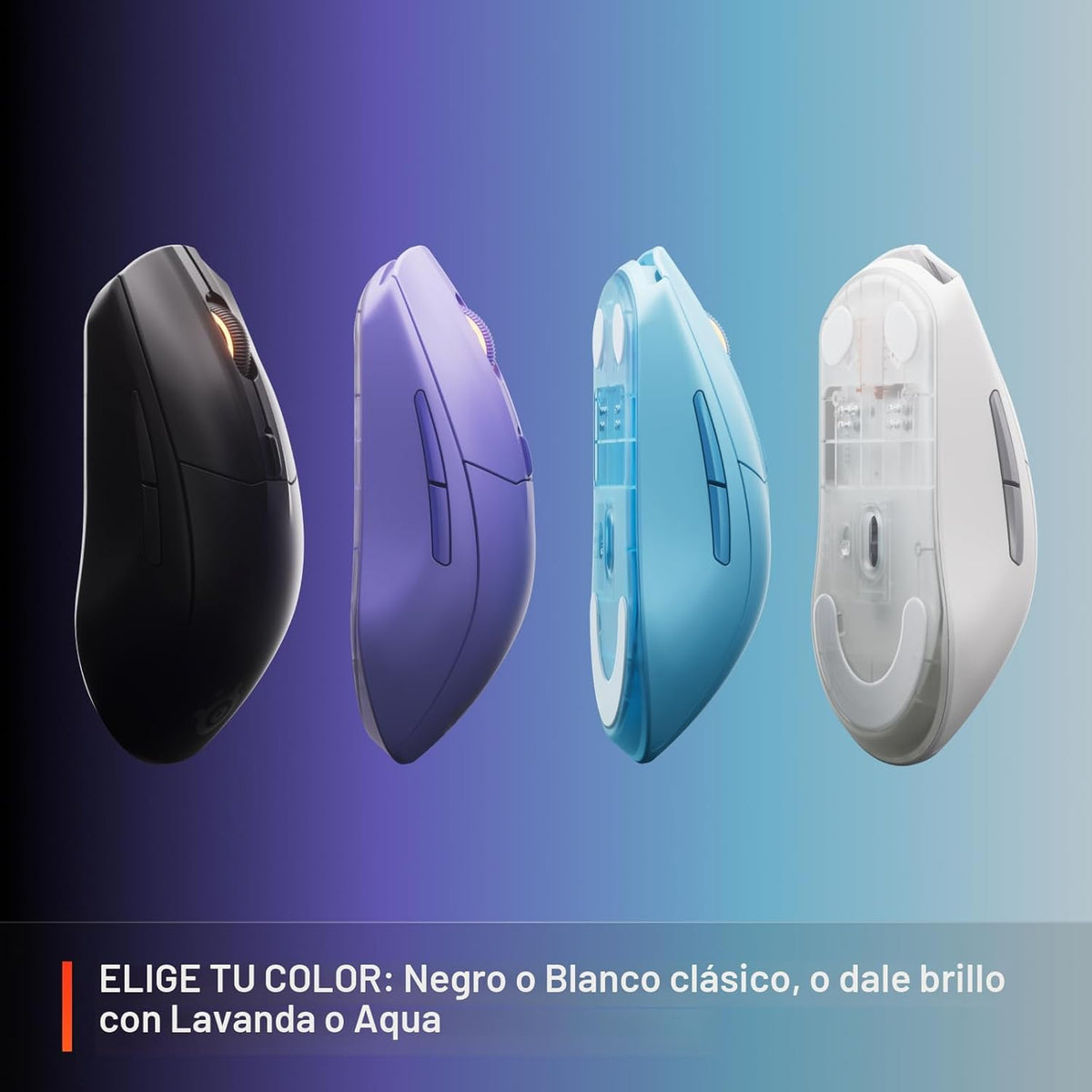 SteelSeries Ratón inalámbrico Rival 3 Gen 2 para juegos, 2.4 GHz y...