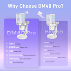 MAONO DM40 Pro Micrófono inalámbrico USB para PC Gaming con 10 cambiadores de voz AI