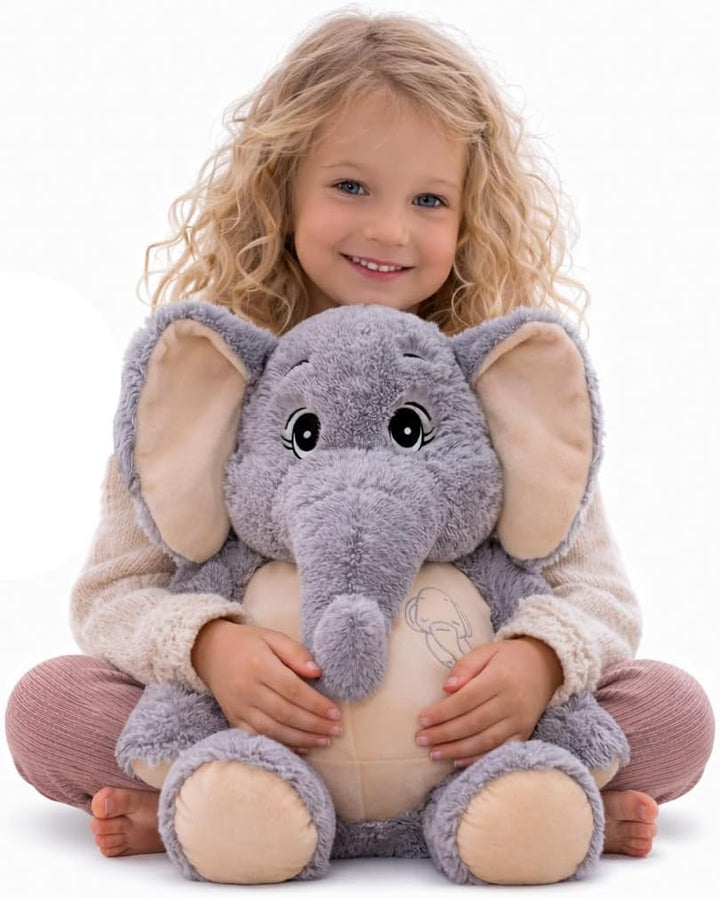 GailiMaiYa Animal de peluche de elefante de 21 pulgadas, juguete de...