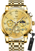 OLEVS Reloj para Hombres Clásico de Negocios en Acero Inoxidable Reloj para Hombre