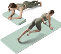 PAIDU Esterilla de yoga plegable para fitness, extra gruesa de 2/5 pulgadas (0.394 in) | TPE antideslizante certificado SGS | 75 x 26 pulgadas extra larga | portátil y fácil de almacenar | para yoga
