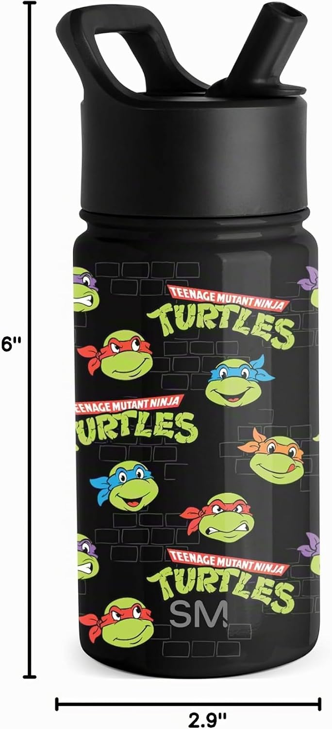 Simple Modern TMNT Kids Water Bottle & Toddler Cup | 14oz