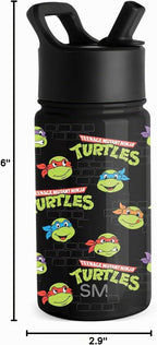 Simple Modern TMNT Kids Water Bottle & Toddler Cup | 14oz