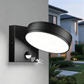 Lámpara Luces de pared para exteriores con sensor de movimiento, aplique de pared giratorio de 360°, 3000 K/4000 K/6000 K, luces LED cableadas para porche, accesorios de iluminación exterior