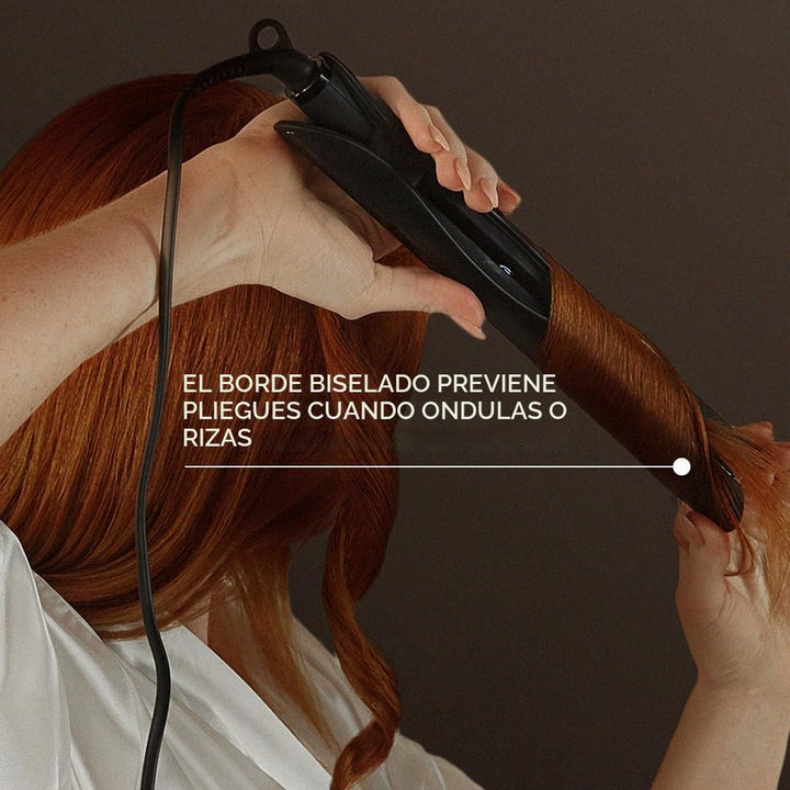 Kristin Ess Hair Nanoblack - Plancha alisadora de pelo 3 en 1 + spr...