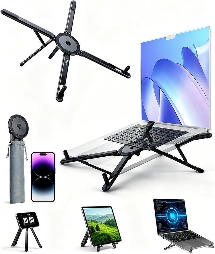 miley Soporte plegable portátil para computadora de escritorio, erg...