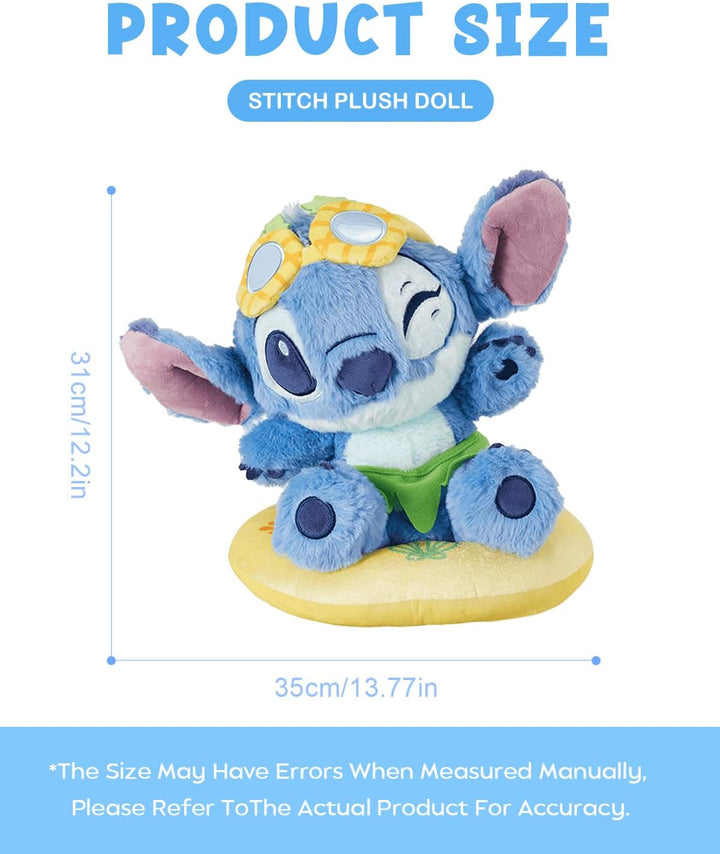 MINISO Disney Lilo &amp; Stitch - Figura de peluche de 12 pulgadas,...