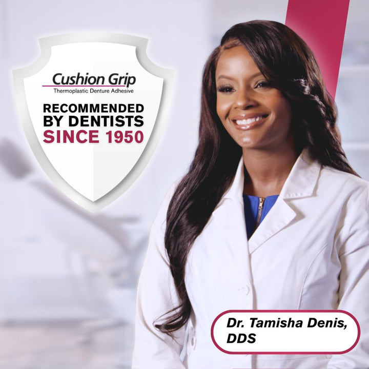 Cushion Grip Adhesivo termoplástico para dentaduras postizas de 1 o...