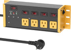 Protector contra sobretensiones de filtrado EMI/RFI, interruptores