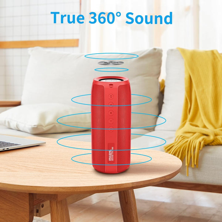 Musibaby Altavoz Bluetooth, altavoces M88, doble emparejamiento, Bl...