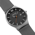 Bering Reloj para hombre de movimiento solar - Colección solar con acero inoxidable y cristal de zafiro 14440-XXX