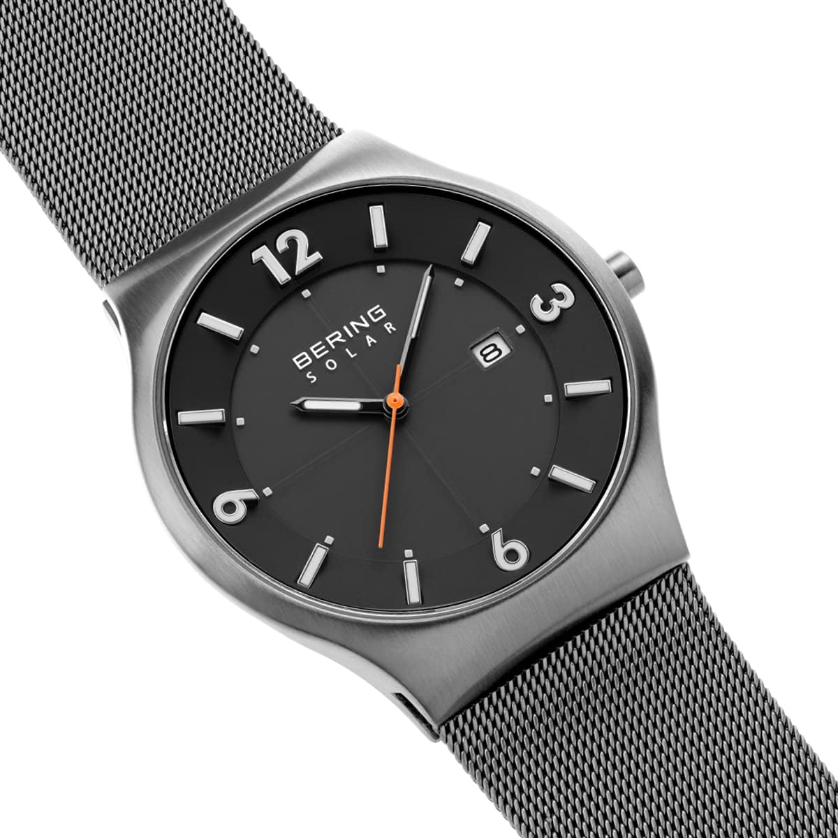 Bering Reloj para hombre de movimiento solar - Colección solar con acero inoxidable y cristal de zafiro 14440-XXX