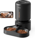 PETLIBRO Comedero automático para gatos con cámara para dos gatos, video HD 1080P con visión nocturna, alimentador WiFi 5G para mascotas con audio de 2 vías para gatos y perros