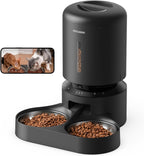 PETLIBRO Comedero automático para gatos con cámara para dos gatos, video HD 1080P con visión nocturna, alimentador WiFi 5G para mascotas con audio de 2 vías para gatos y perros