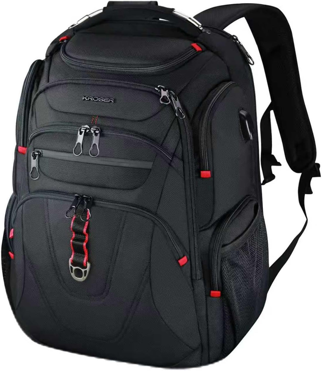 KROSER Mochila para laptop compatible con TSA de 17.3 pulgadas XL,...