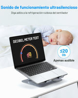 Metfut Almohadilla de enfriamiento para laptop con ventilador Enfri...