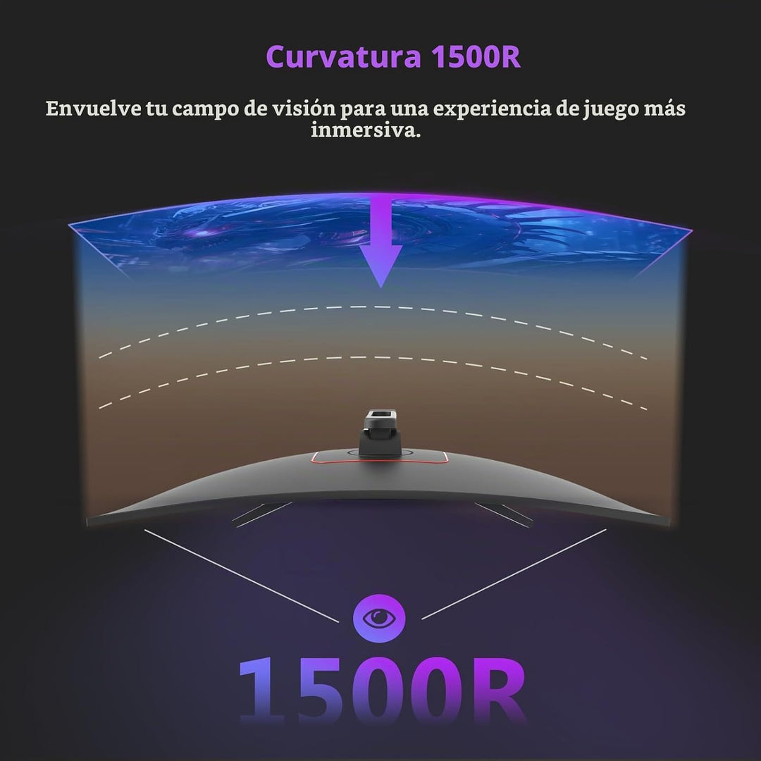 Z-Edge Monitor de juegos curvo de 27 pulgadas, monitor PC FHD 1080P...
