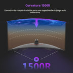 Z-Edge Monitor de juegos curvo de 27 pulgadas, monitor PC FHD 1080P...