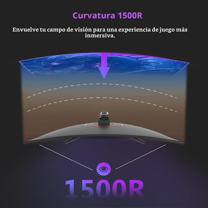 Z-Edge Monitor de juegos curvo de 27 pulgadas, monitor PC FHD 1080P...